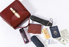 Handmade Genuine Leather Handbag Bag Crossbody Bag Shoulder Bag Purse For Women - EverHandmade