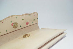 Handmade custom personalized vintage leather clutch long wallet for women/lady girl - EverHandmade