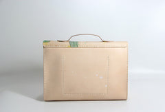 Handmade vintage custom leather large Satchel bag shoulder bag /handbag for women - EverHandmade