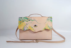 Handmade vintage custom leather large Satchel bag shoulder bag /handbag for women - EverHandmade