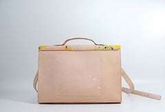 Handmade vintage custom leather large Satchel bag shoulder bag /handbag for women - EverHandmade
