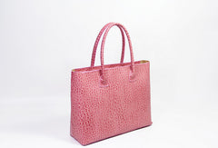 Handmade vintage large personalized leather big tote bag handbag for women girl lady - EverHandmade
