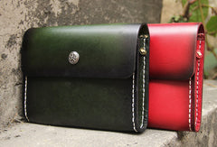 Handmade vintage leather phone cute small crossbody Shoulder Bag for girl women - EverHandmade