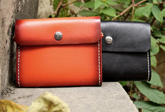 Handmade vintage leather phone cute small crossbody Shoulder Bag for girl women - EverHandmade
