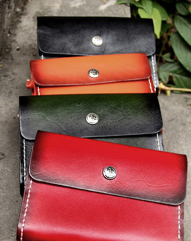 Handmade vintage leather phone cute small crossbody Shoulder Bag for girl women - EverHandmade