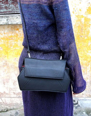 Handmade small phone clutch purse leather crossbody bag shoulder bag women - EverHandmade