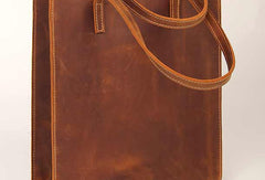 Tan----Handmade vintage rustic leather normal tote bag shoulder bag handbag for women