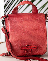 Handmade vintage purse leather crossbody bag purse shoulder bag for women - EverHandmade