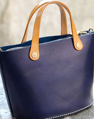 Handmade Leather Bucket Bag Purse Bucket Handbags Shoulder Bag for Women - EverHandmade