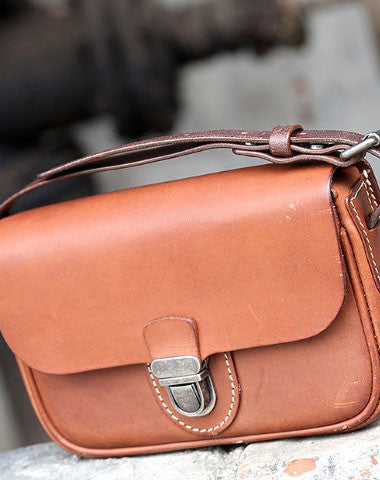 Handmade leather purse leather crossbody bag purse shoulder bag for women - EverHandmade