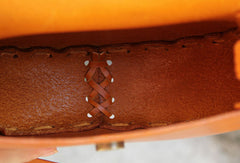 Handmade vintage rustic retro leather crossbody Shoulder Bag for girl women lady