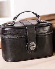 Handmade vintage doctor bag leather crossbody bag purse shoulder bag for women - EverHandmade