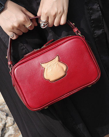 Handmade handbag purse leather crossbody bag purse shoulder bag for women - EverHandmade
