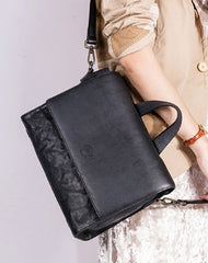 Handmade Handbag Briefcase Purse Leather Crossbody Bag Purse Shoulder Bag for Women - EverHandmade