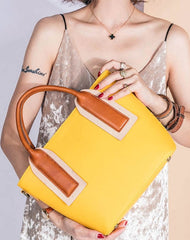 Handmade Genuine Leather Handbag Shoulder Bag Purse For Women Leather Shopper Bag - EverHandmade