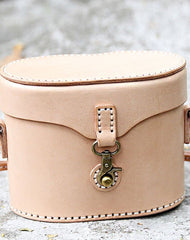 Handmade bucket purse leather crossbody bag purse shoulder bag for women - EverHandmade