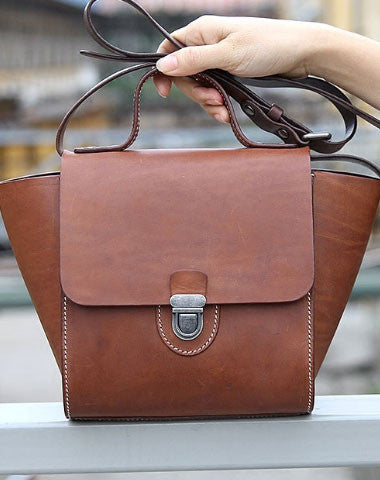 Handmade handbag purse leather crossbody bag purse shoulder bag for women - EverHandmade