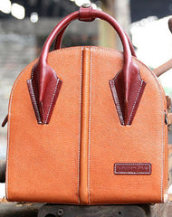 Handmade unique handbag purse leather purse shoulder bag for women - EverHandmade