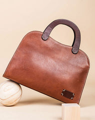 Genuine Leather Handmade Handbag Bag Shoulder Bag Purse For Women
