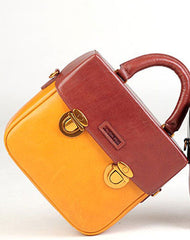 Genuine Leather Handbag Messenger Bag Crossbody Bag Shoulder Bag Purse For Women - EverHandmade