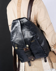 Handmade Genuine Cute Leather Backpack Bag Shoulder Bag Leather Purse For Women - EverHandmade