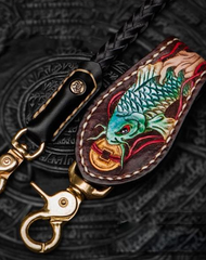 Cool Leather Braided Biker Wallet Chain for Chain Wallet Biker Wallet Chain