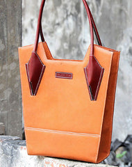 Handmade handbag purse leather shopper bag purse shoulder bag for women - EverHandmade