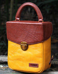Genuine Leather Backpack Handmade Handbag Bag Shoulder Bag Purse For Women - EverHandmade