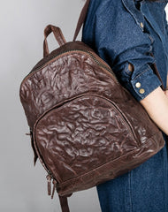 Handmade Genuine Leather Laptop Bag Travel Bag Backpack Bag Shoulder Bag Leather Purse For Women - EverHandmade