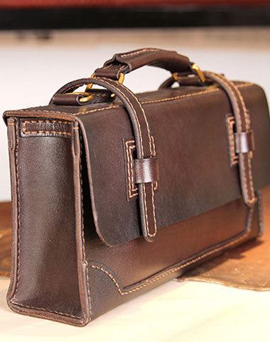 Handmade messenger bag satchel purse leather crossbody bag shoulder bag women - EverHandmade