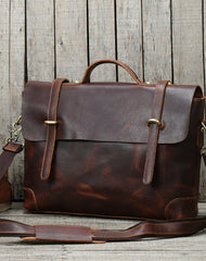 travel briefcase​ Mens Leather Briefcases Shouler Laotop Bag Leather Briefcase Workbag for Men