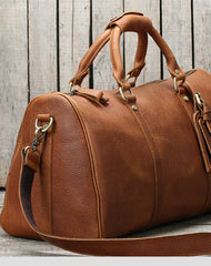 Cool Leather mens Duffle Bag Travel Bag Weekender Bag Vintage Overnight Bag shoulder bag