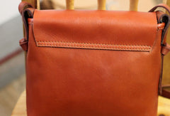 Handmade rustic leather Satchel School crossbody Shoulder Bag for women - EverHandmade
