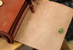 Handmade rustic leather Satchel School crossbody Shoulder Bag for women - EverHandmade