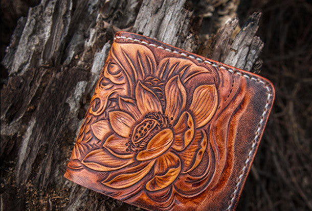 Bi-Fold Wallets - Lotus Leather