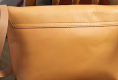 Handmade retro vintage rustic leather crossbody messenger Shoulder Bag for girl women - EverHandmade