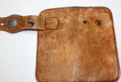 Handmade biker wallet vintage men biker wallet bifold leather Long wallet purse clutch for men