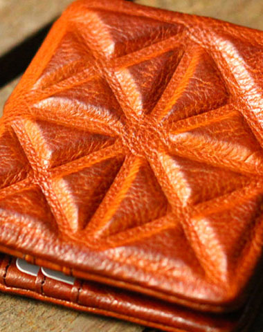 Handmade Genuine Leather Wallet billfold Leather Wallet Slim Bifold Wallet Bag For