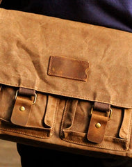 Canvas Messenger Bag Cool Chest Bag Sling Bag Crossbody Bag Travel Bag Hiking Bag for men