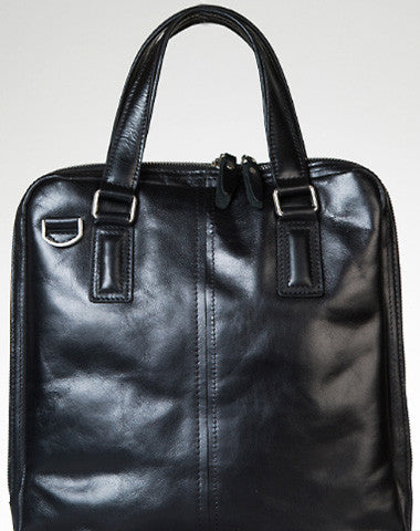 Handmade leather men Briefcase messenger vintage shoulder laptop bag vintage bag - EverHandmade
