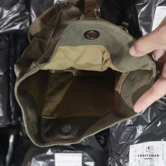 Army Green Canvas Mens Sling Bag Chest Bag One Shoulder Pack Sling Pack Bag For Men