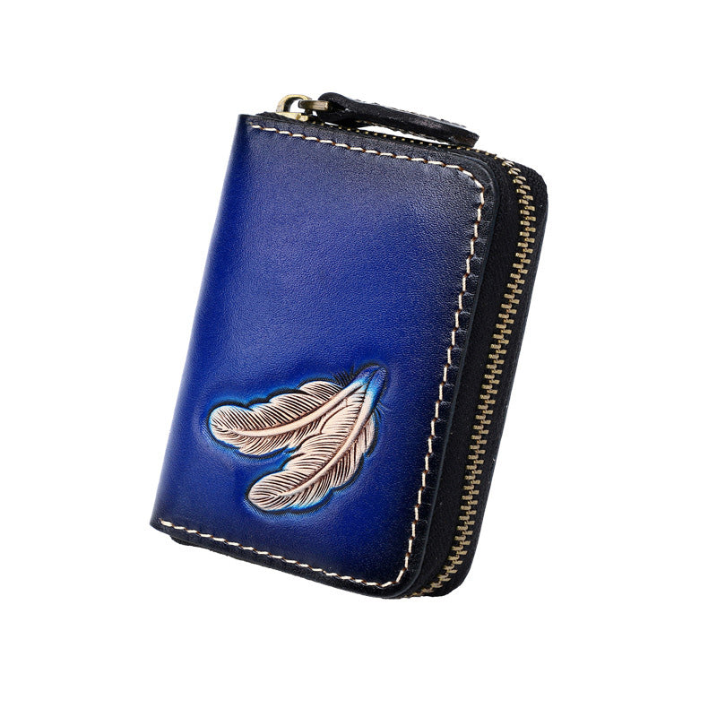 blue wallets for men