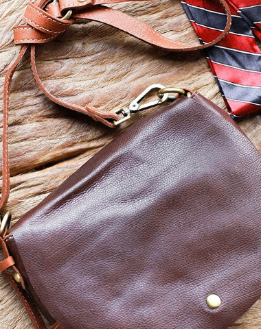 Genuine Leather Saddle Bag Purse Crossbody Bag Shoulder Bag Purse For Women - EverHandmade