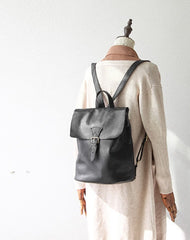 Stylish Leather Cute Womens Backpack School Backpack Vintage Backpack for Women - EverHandmade