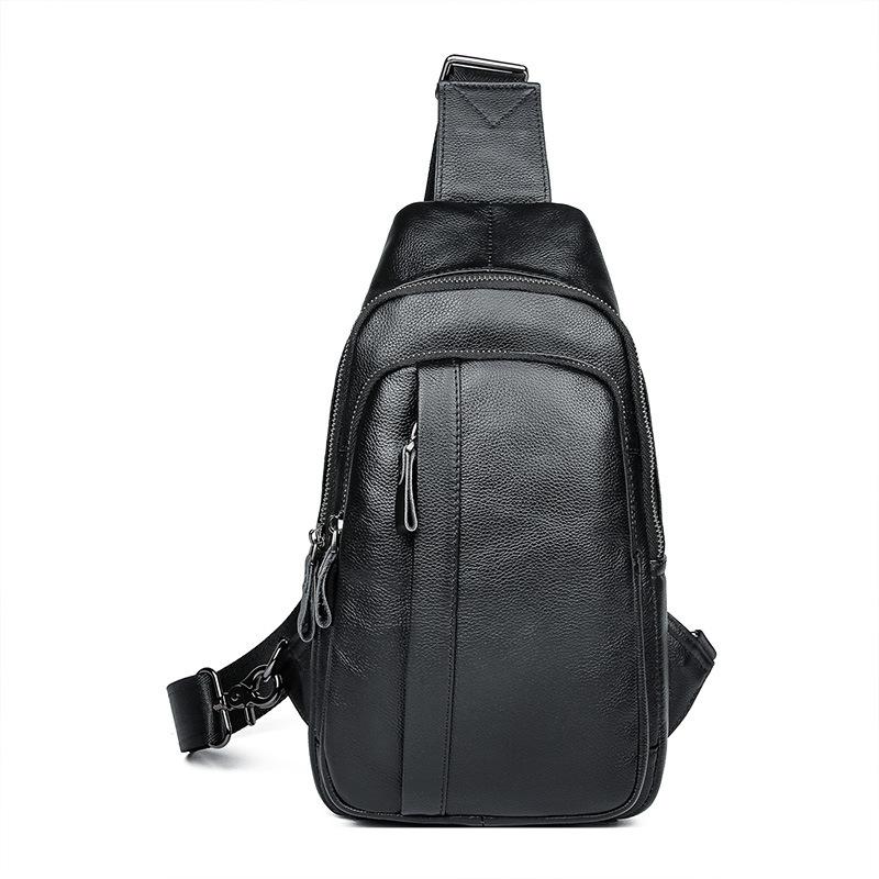 Men's Backpack Small Chest Bag Men Shoulder Bag Good Quality Pu