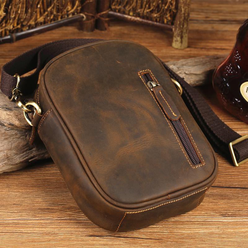 Leather one side bag hotsell