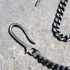 pants chain near me​ Badass Mens Skull Trousers Chain Key Punk Pants Chain Skull Wallet Chain For Men 