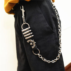 Badass Punk Bullet Mens Pants Chain Long Wallet Chain Fashion  Key Chain For Men