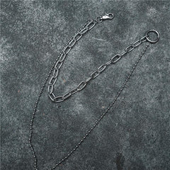 Cool Punk Mens Womens Double Long Pants Chain Wallet Chain jeans chain jean chain For Men