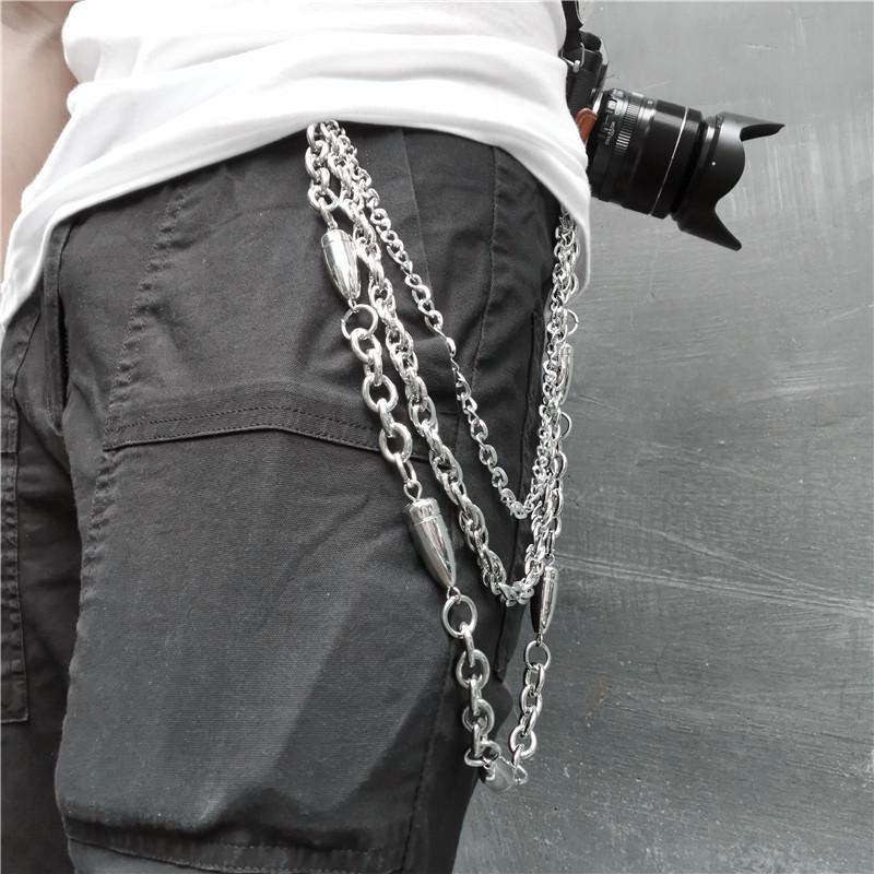 Badass Punk Mens Long Three Layer Jeans Chain Jean Chain Pants Chain W –  iChainWallets